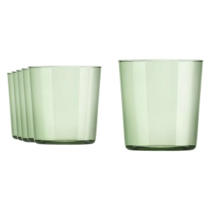 Szklanka 390 ml, zielona (kpl. 6 szt) CIDRA COLOR 