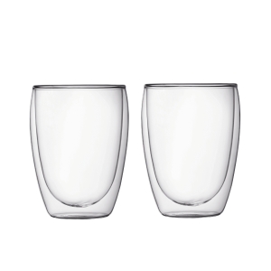 Szklanki z podwójną ścianką 2 szt. Pavina 0.35L Transparent