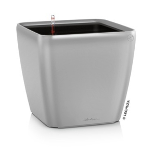 Donica Quadro LS 21 srebrny matowy