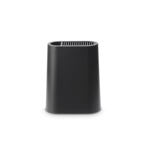 Blok na noże z uchwytem na przybory Szary