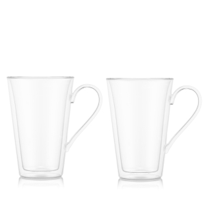 Szklanki z podwójną ścianką 2 szt. Canteen 0.4L Transparent