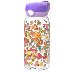 Butelka Flip Cap Campus 600 ml Food Fest