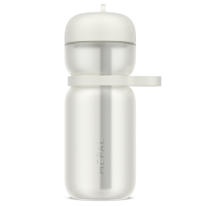 Bidon sportowy ze słomką Flip Active 600 ml Ceramic White