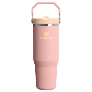 Kubek termiczny z ustnikiem IceFlow Flip Straw 0.89L Peach Rose