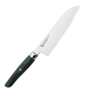 Mcusta Zanmai Green Revolution SPG2 Nóż Santoku 18