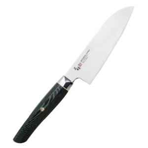 Mcusta Zanmai Green Revolution SPG2 Nóż Santoku 15