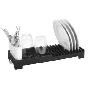 Ociekacz na naczynia Livio Duo czarny