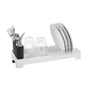 Ociekacz na naczynia Livio Duo biały