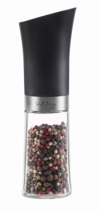 Grawitacyjny młynek do soli i pieprzu elektryczny czarny