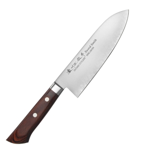 Nóż Santoku 17cm Satake Unique Mahogany VG-10 