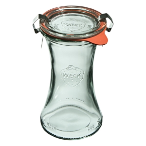 Słoik Deli z pokrywką, uszczelką i 2 zapinkami 200 ml  6 szt -