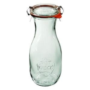 Butelka z pokrywką, uszczelką i 2 zapinkami 530 ml 6 szt