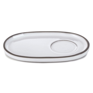 Spodek owalny 13 x 8 cm CARACTERE biała chmura 